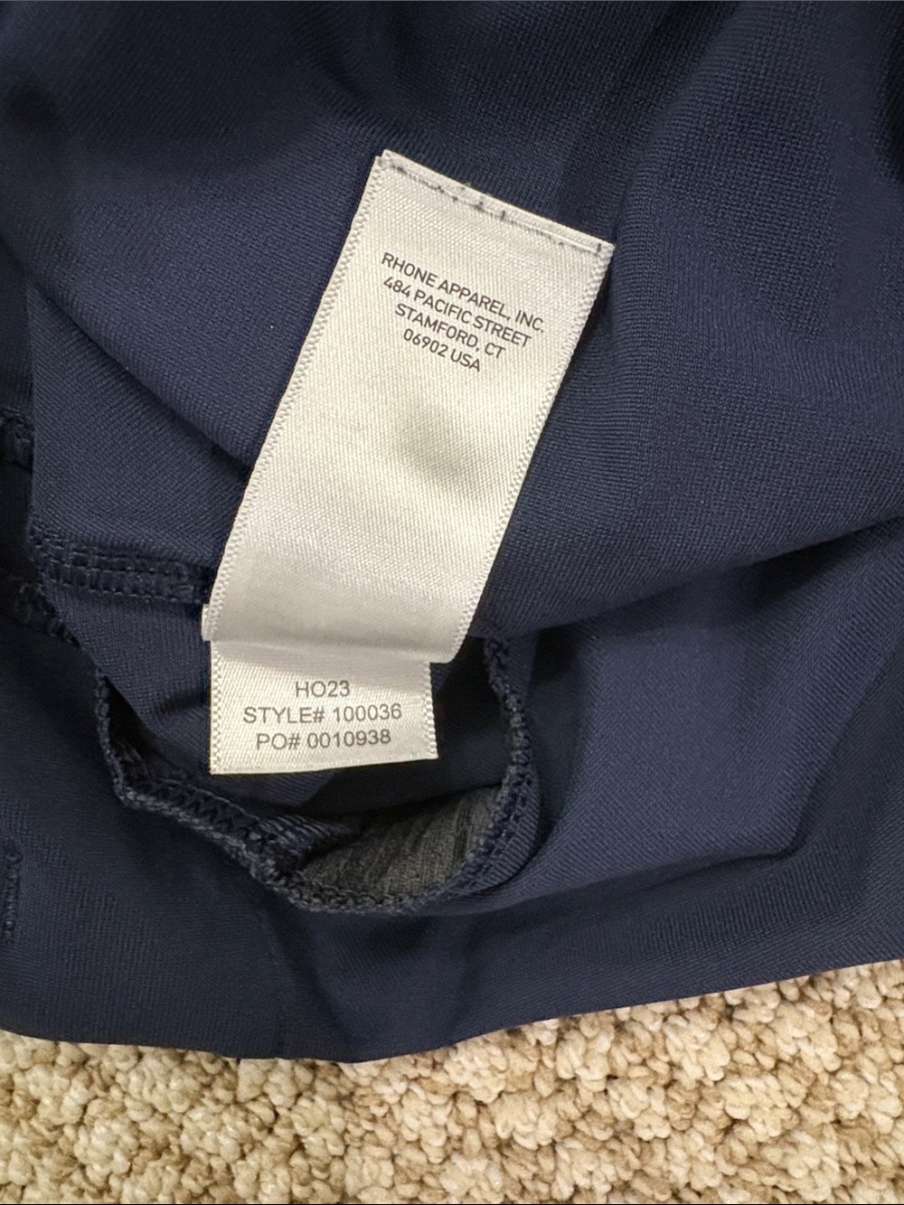 Men's Rhone Commuter Slim Navy Performance Pants 31 Waist - Picture 6 of 7
